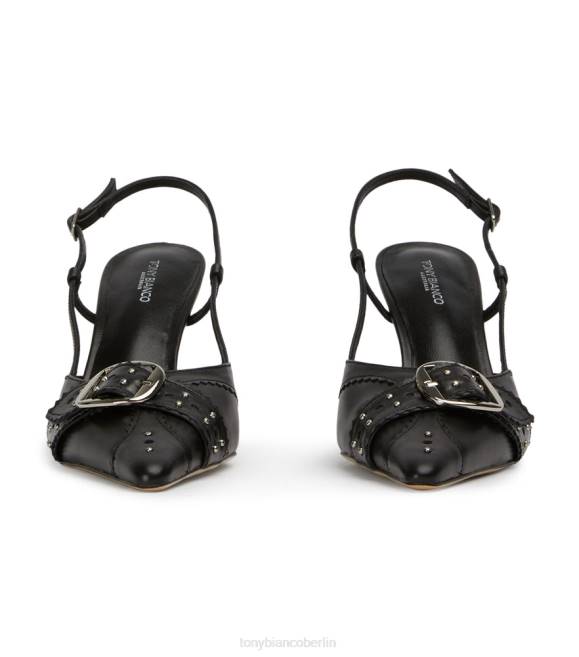 niedrige Absätze| de Tony Bianco Frauen Sadie-Heels schwarze Komo 4624268